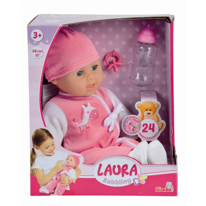SIMBA TOYs My Laura Puppe Mit Babysprache Simba 3 SIMBA TOYs My Laura Puppe Mit Babysprache Simba – Bild 3
