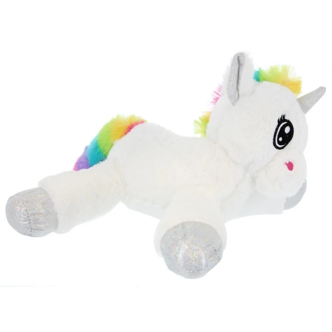 Besttoy - Plüsch Einhorn - Silber - Liegend 1 Besttoy - Plüsch Einhorn - Silber - Liegend