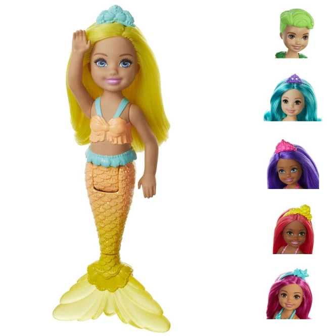MATTEL Barbie Dreamtopia - Chelsea Und Freunde - Meerjungfrau - 1 Stück 2 MATTEL Barbie Dreamtopia - Chelsea Und Freunde - Meerjungfrau - 1 Stück – Bild 2
