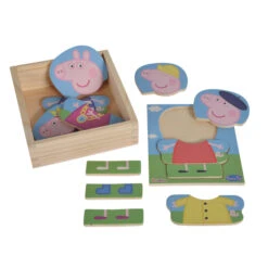 Eichhorn Peppa Wutz - Umziehpuzzle - 12-teilig