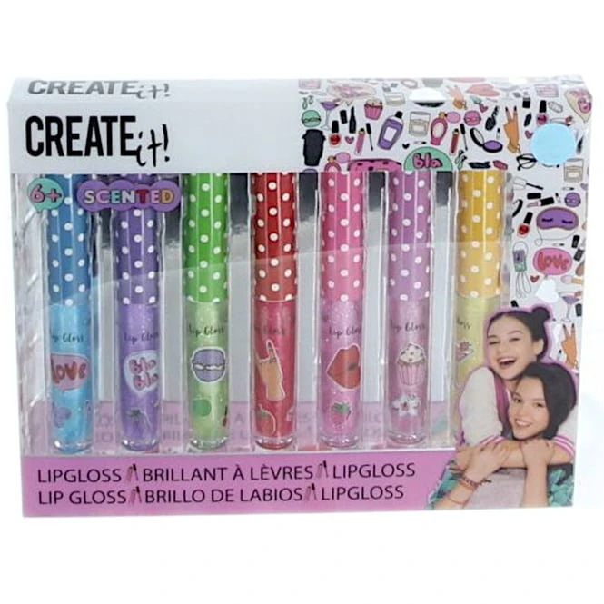 Create It! - Lipgloss 7er Set - Glitzer & Duft 1 Create It! - Lipgloss 7er Set - Glitzer & Duft