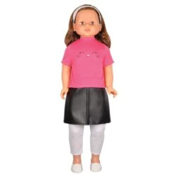 Besttoy - Puppenkleidung Für Josy - Lederrock 5 Besttoy - Puppenkleidung Für Josy - Lederrock -Kinderspielzeug Verkauf 223064 4016096396435 besttoy laufpuppe kleidung rock tshirt 01