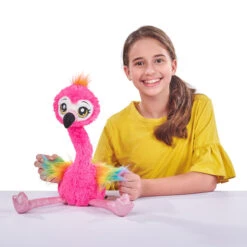 Zuru Pets Alive - Plüsch-Flamingo Frankie 10 Zuru Pets Alive - Plüsch-Flamingo Frankie -Kinderspielzeug Verkauf 225425 4894680013957 zuru petsalive flamingo frankie 04