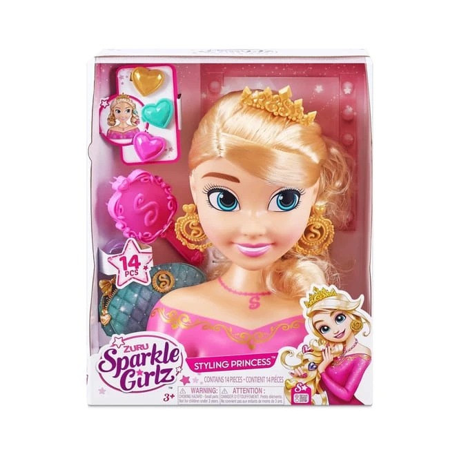 Zuru Sparkle Girlz - Frisierkopf - Styling Prinzessin 5 Zuru Sparkle Girlz - Frisierkopf - Styling Prinzessin – Bild 5