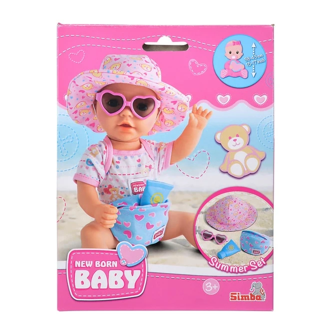 SIMBA TOYs New Born Baby - Sommer-Set 2 SIMBA TOYs New Born Baby - Sommer-Set – Bild 2