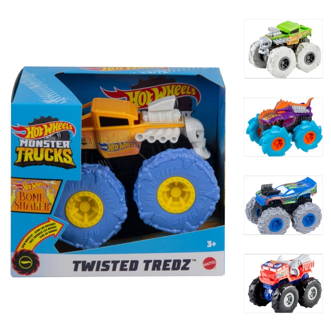 MATTEL Hot Wheels Monster Trucks - Twisted Tredz - 1 Stück 4 MATTEL Hot Wheels Monster Trucks - Twisted Tredz - 1 Stück – Bild 4