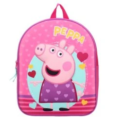 Peppa Wutz - 3D-Kinderrucksack - Pink