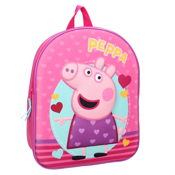 Peppa Wutz - 3D-Kinderrucksack - Pink 4 Peppa Wutz - 3D-Kinderrucksack - Pink – Bild 4
