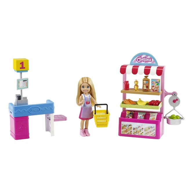 MATTEL Barbie - Chelsea Kann Alles Sein - Supermarkt - Spielset Mit Puppe 1 MATTEL Barbie - Chelsea Kann Alles Sein - Supermarkt - Spielset Mit Puppe