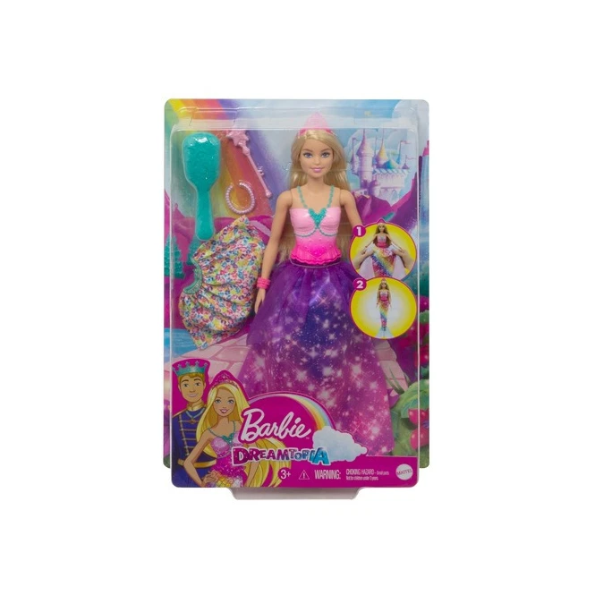 MATTEL Barbie Dreamtopia 2-in-1 Prinzessin & Meerjungfrau Puppe 4 MATTEL Barbie Dreamtopia 2-in-1 Prinzessin & Meerjungfrau Puppe – Bild 4