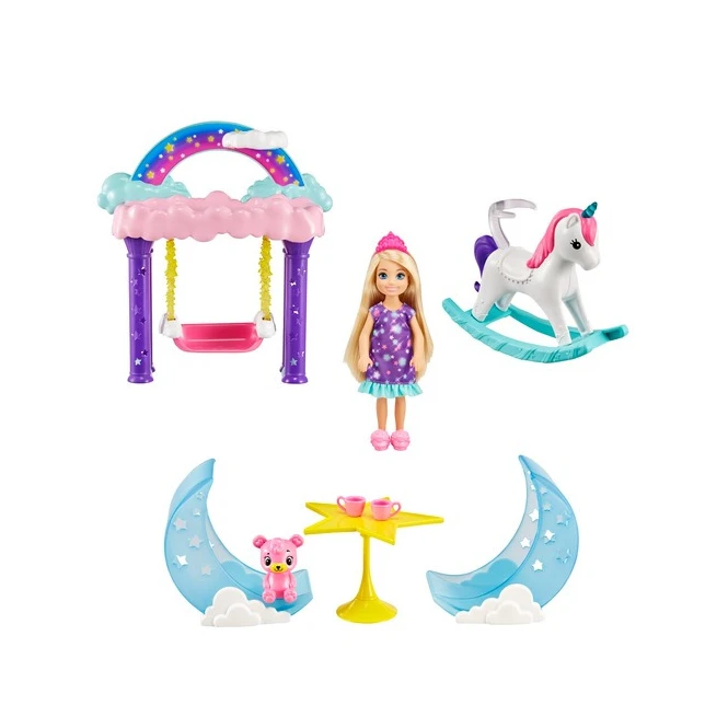 MATTEL Barbie Dreamtopia - Chelsea Regenbogen-Schaukel-Spielset Mit Puppe 1 MATTEL Barbie Dreamtopia - Chelsea Regenbogen-Schaukel-Spielset Mit Puppe