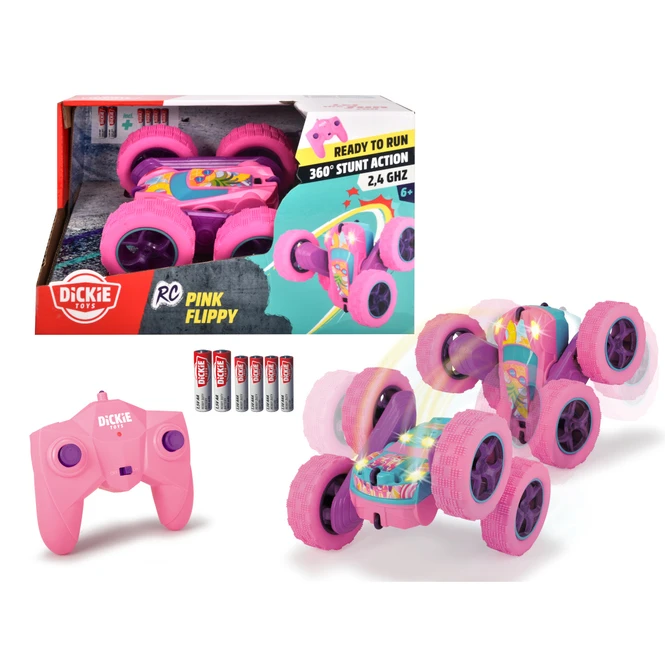 Dickie RC Fahrzeug - Pink Flippy - 1:28 1 Dickie RC Fahrzeug - Pink Flippy - 1:28
