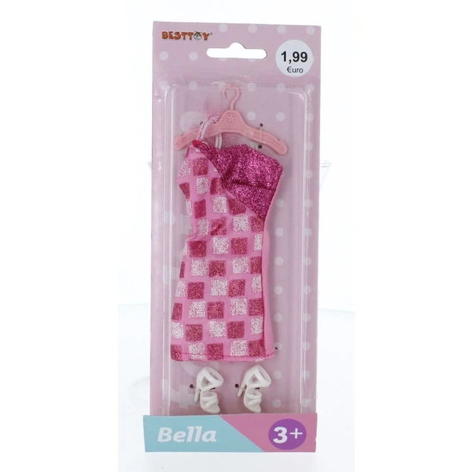 Besttoy - Modepuppenkleid - Cocktailkleid - Pink 1 Besttoy - Modepuppenkleid - Cocktailkleid - Pink