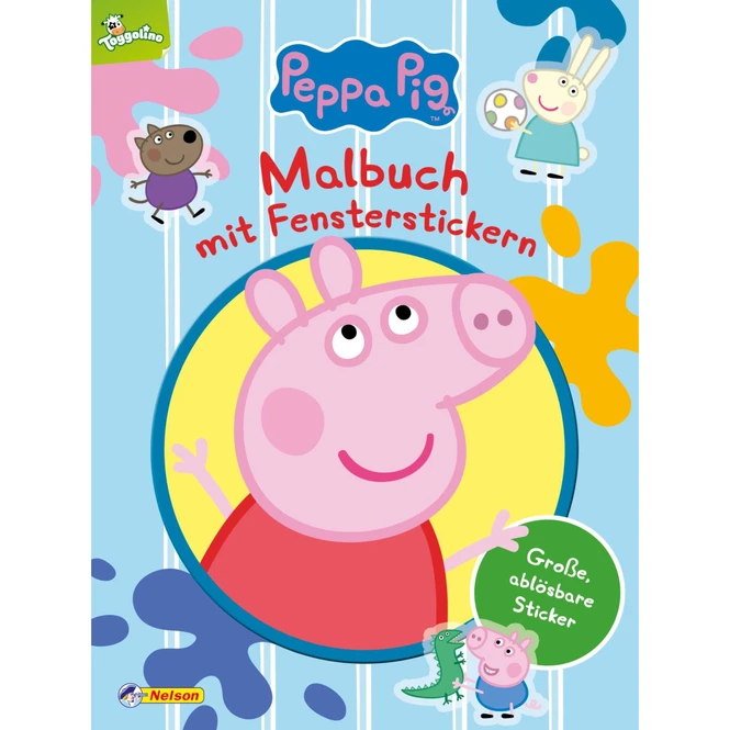 Peppa Wutz - Malbuch Mit Fensterstickern 1 Peppa Wutz - Malbuch Mit Fensterstickern