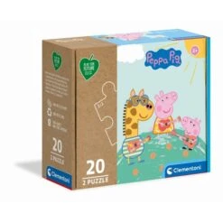 Clementoni Peppa Wutz - Play For Future - Kinderpuzzle - 2 X 20 Teile 8 Clementoni Peppa Wutz - Play For Future - Kinderpuzzle - 2 X 20 Teile -Kinderspielzeug Verkauf 232722 8005125247837 puzzle peppa pig