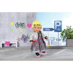 Zapf Creation BABY Born - City Deluxe Style - 43 Cm -Kinderspielzeug Verkauf 232752 4001167830208 baby born deluxe citystyle 06