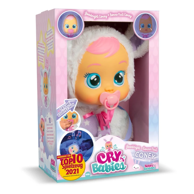 IMC TOYS Cry Babies - Babypuppe - Schlaf Schön Coney 1 IMC TOYS Cry Babies - Babypuppe - Schlaf Schön Coney