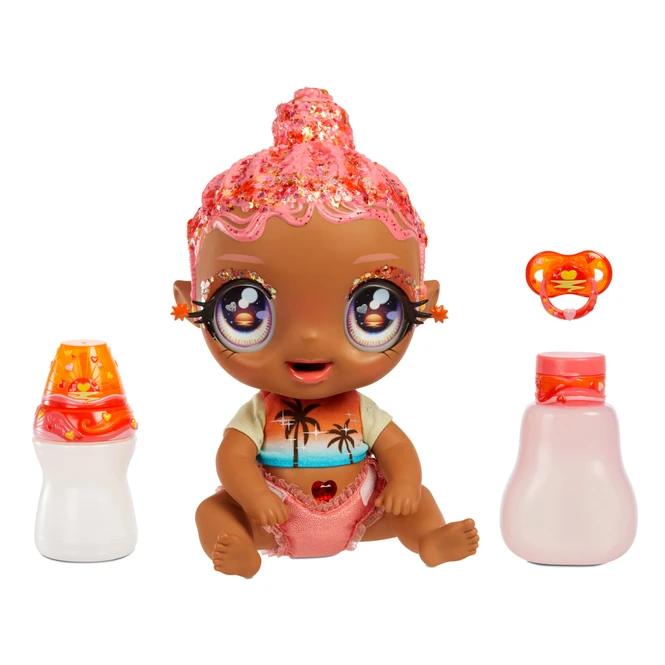 MGA Glitter Babyz Doll - Solana Sunburst 1 MGA Glitter Babyz Doll - Solana Sunburst