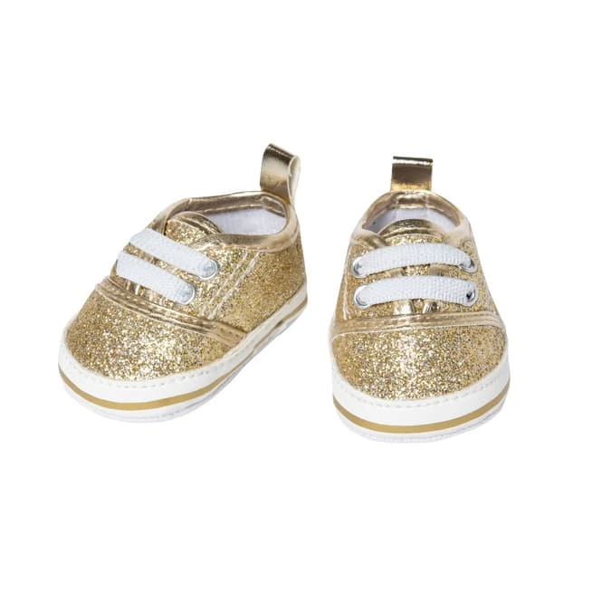 Glitzer-Sneakers - Gold - Größe 38 - 45 Cm 1 Glitzer-Sneakers - Gold - Größe 38 - 45 Cm