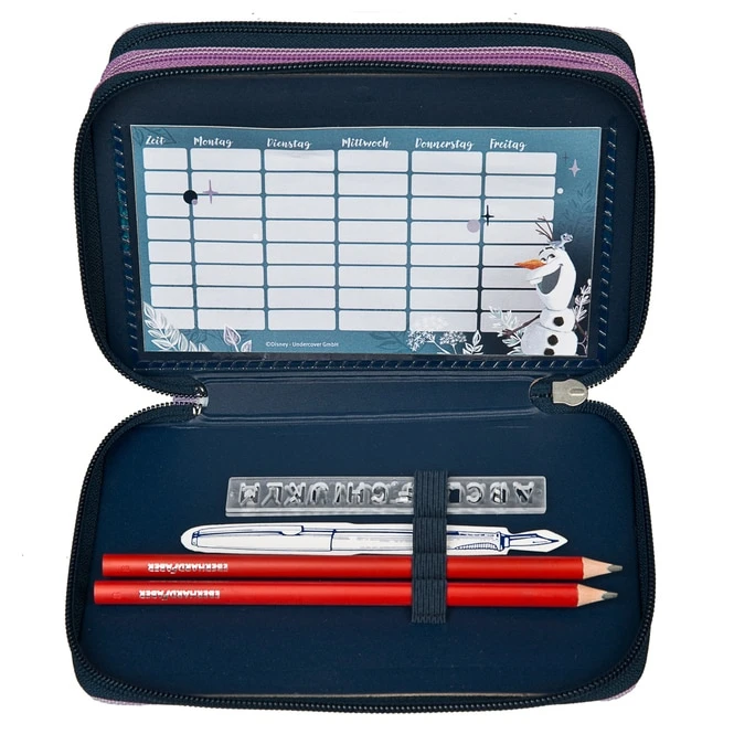 Undercover Die Eiskönigin 2 - Federmäppchen Mit 3 Fächern - 30teilig 2 Undercover Die Eiskönigin 2 - Federmäppchen Mit 3 Fächern - 30teilig – Bild 2