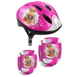 STAMP Barbie - Combo Set - Helm, Ellbogen- Und Knieschutz