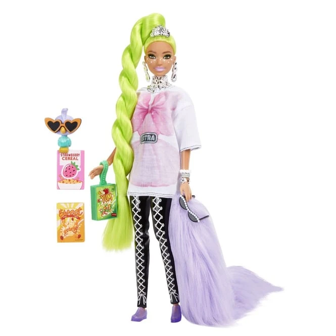 MATTEL Barbie - Extra Puppe - Mit Grünem Haar 1 MATTEL Barbie - Extra Puppe - Mit Grünem Haar