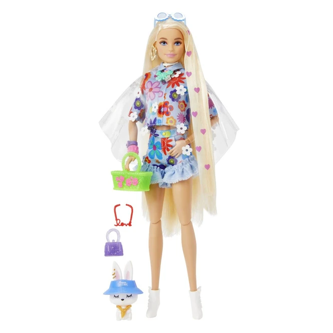 MATTEL Barbie - Extra Puppe - Flower Power 1 MATTEL Barbie - Extra Puppe - Flower Power