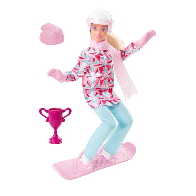 MATTEL Barbie - Snowboarderin Puppe 2 MATTEL Barbie - Snowboarderin Puppe – Bild 2