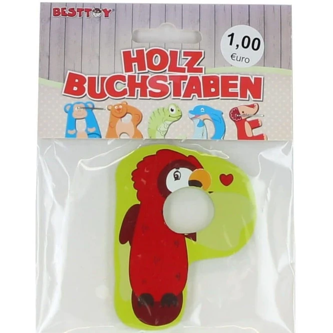 Besttoy - Holzbuchstabe - P - Grün 1 Besttoy - Holzbuchstabe - P - Grün