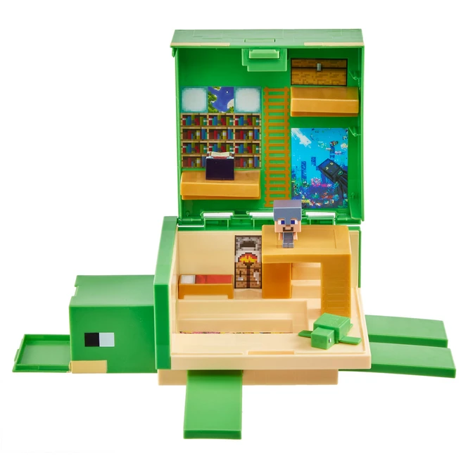 MATTEL Minecraft - Verwandelbares Schildkrötenversteck - 2 In 1 3 MATTEL Minecraft - Verwandelbares Schildkrötenversteck - 2 In 1 – Bild 3