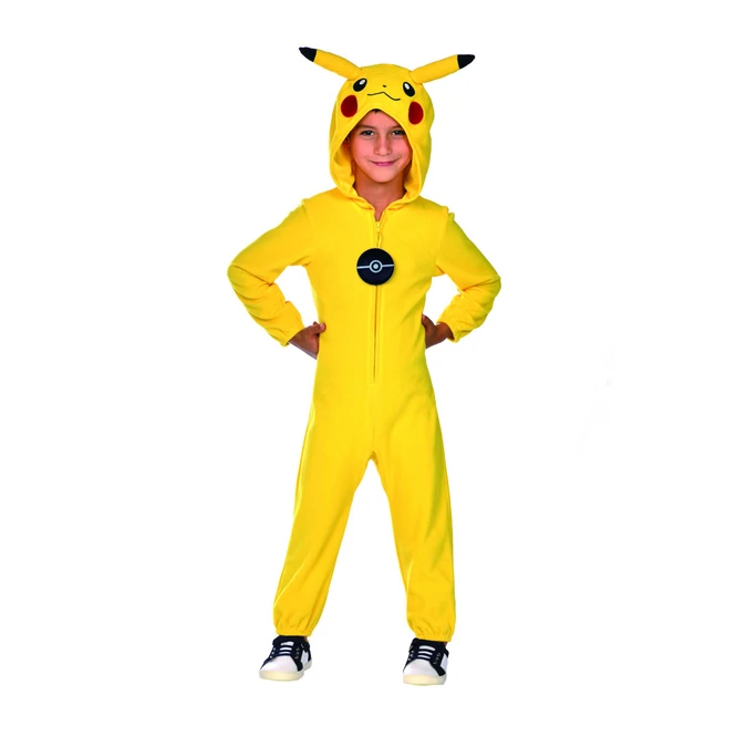 AMSCAN Pokémon - Kostüm - Pikachu - Overall - Gr. 8-10 Jahren 1 AMSCAN Pokémon - Kostüm - Pikachu - Overall - Gr. 8-10 Jahren