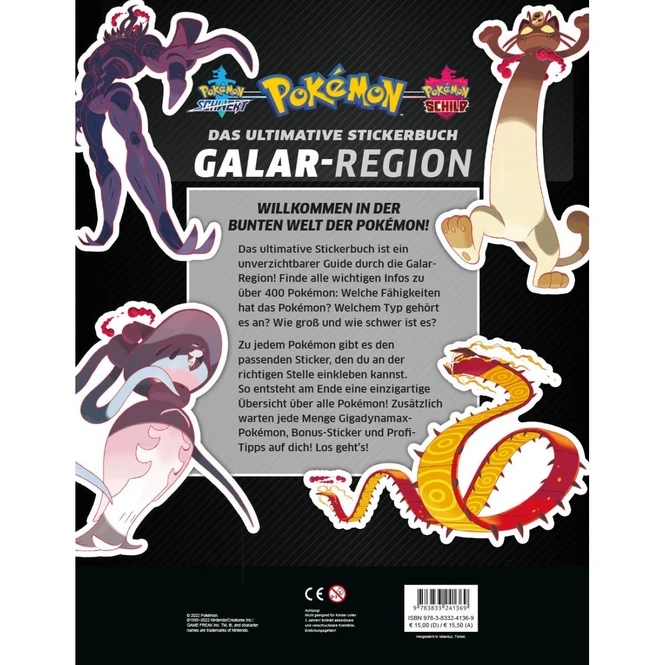 Panini Pokémon - Das Ultimative Stickerbuch - Galar-Region 2 Panini Pokémon - Das Ultimative Stickerbuch - Galar-Region – Bild 2