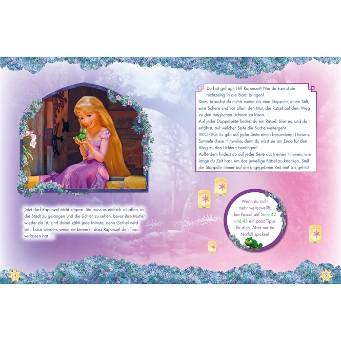 Panini Disney Rapunzel - ESCAPE - Löse Die Rätsel Und Rette Rapunzel! 4 Panini Disney Rapunzel - ESCAPE - Löse Die Rätsel Und Rette Rapunzel! – Bild 4