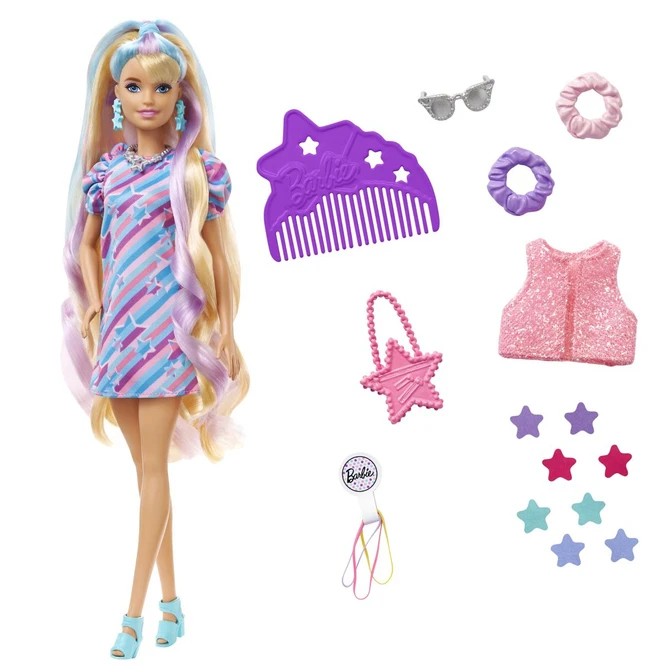 MATTEL Barbie - Totally Hair - Puppe Im Sternenlook 6 MATTEL Barbie - Totally Hair - Puppe Im Sternenlook – Bild 6