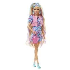 Kinderspielzeug Verkauf 35 MATTEL Barbie - Totally Hair - Puppe Im Sternenlook