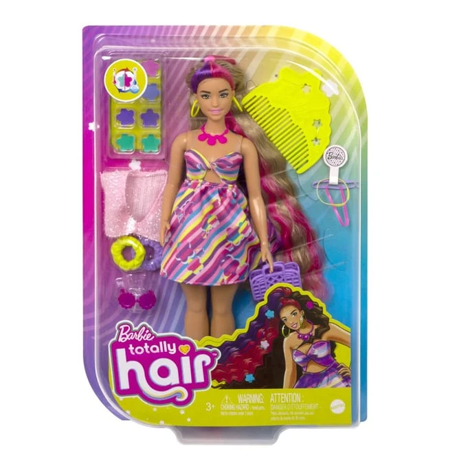 MATTEL Barbie - Totally Hair - Puppe Im Blumenlook 2 MATTEL Barbie - Totally Hair - Puppe Im Blumenlook – Bild 2