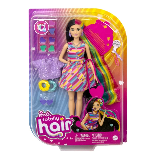 MATTEL Barbie - Totally Hair - Puppe Im Herzlook 6 MATTEL Barbie - Totally Hair - Puppe Im Herzlook – Bild 6
