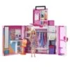 MATTEL Barbie - Traumkleiderschrank Und Blonde Puppe