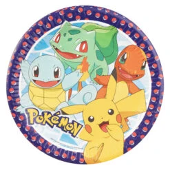 AMSCAN Pokémon - 8 Teller - Ø = Ca. 23 Cm
