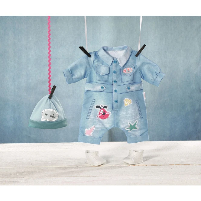 Zapf Creation BABY Born - Deluxe Jeans Overall - 43 Cm 3 Zapf Creation BABY Born - Deluxe Jeans Overall - 43 Cm – Bild 3