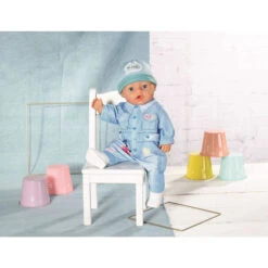 Zapf Creation BABY Born - Deluxe Jeans Overall - 43 Cm 7 Zapf Creation BABY Born - Deluxe Jeans Overall - 43 Cm -Kinderspielzeug Verkauf 241654 4001167832592 zapf baby born deluxe jeans overall 03