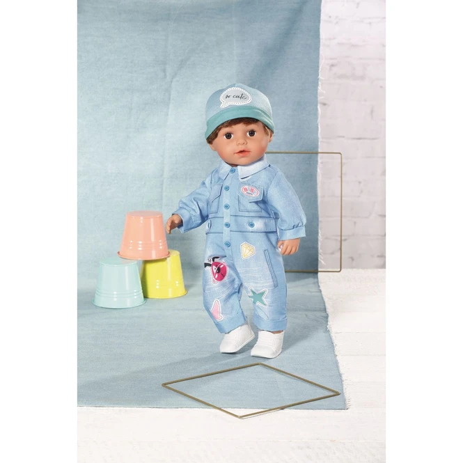 Zapf Creation BABY Born - Deluxe Jeans Overall - 43 Cm 2 Zapf Creation BABY Born - Deluxe Jeans Overall - 43 Cm – Bild 2