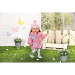 Zapf Creation BABY Born - Flauschmantel - 43 Cm -Kinderspielzeug Verkauf 241657 4001167833834 zapf baby born flauschmantel 03