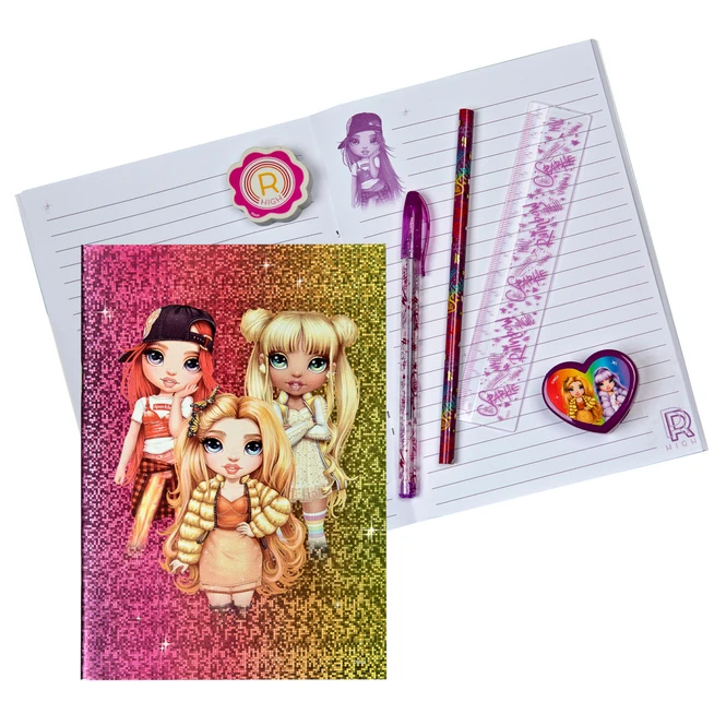 Undercover Rainbow High - Schreibset - 7-teilig 1 Undercover Rainbow High - Schreibset - 7-teilig