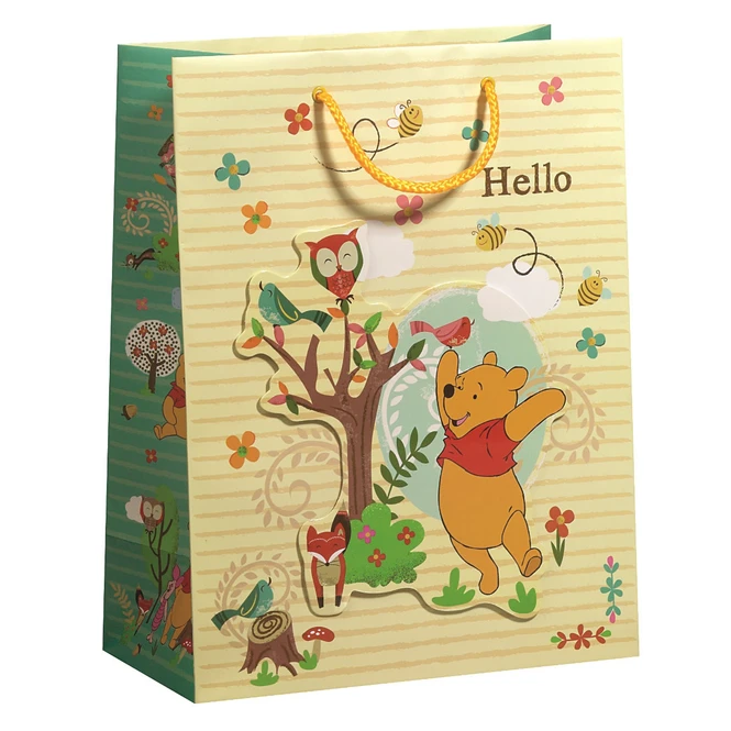 Winnie Pooh - Geschenktasche - Ca. 33,5 X 13,5 X 26 Cm 1 Winnie Pooh - Geschenktasche - Ca. 33,5 X 13,5 X 26 Cm