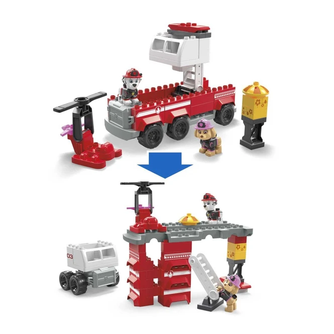 Fisher Price Paw Patrol - Mega Bloks - Marshall's Ultimatives Feuerwehrauto 4 Fisher Price Paw Patrol - Mega Bloks - Marshall's Ultimatives Feuerwehrauto – Bild 4