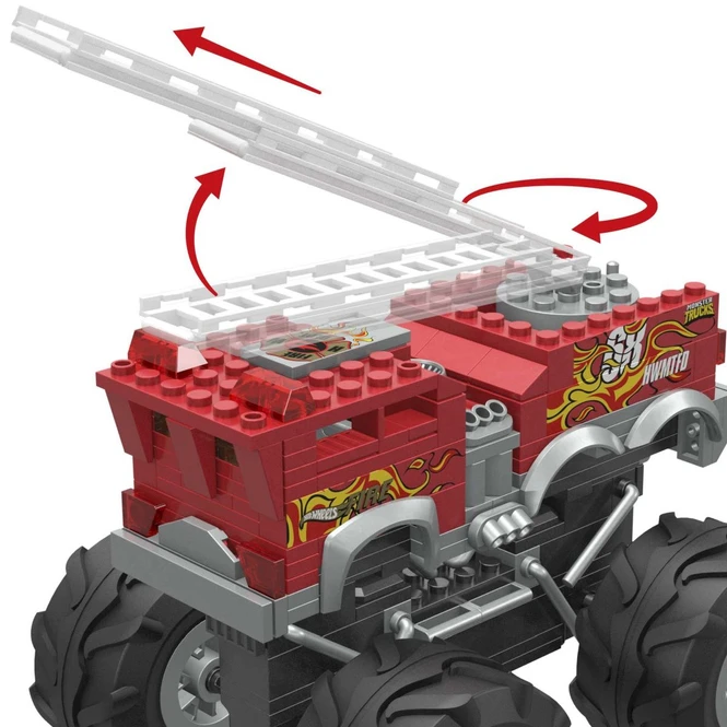 MATTEL MEGA Hot Wheels - 5 Alarm Monster Truck & Feuerwehrfahrzeug 2 MATTEL MEGA Hot Wheels - 5 Alarm Monster Truck & Feuerwehrfahrzeug – Bild 2