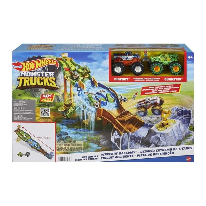 MATTEL Hot Wheels Monster Trucks - Wettkampf Rennstrecke 4 MATTEL Hot Wheels Monster Trucks - Wettkampf Rennstrecke – Bild 4