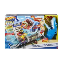 MATTEL Hot Wheels - City Hai-Attacke - Spielset 11 MATTEL Hot Wheels - City Hai-Attacke - Spielset -Kinderspielzeug Verkauf 242534 194735028979 mattel hai attacke spielset 06