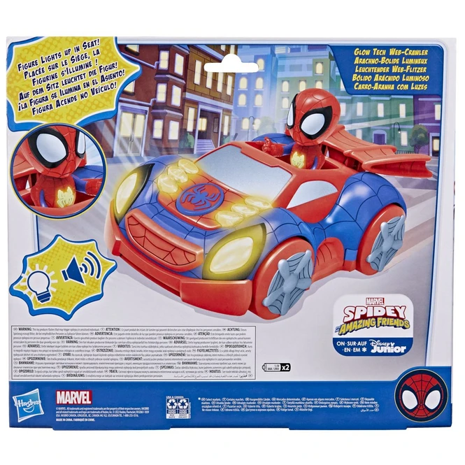 Hasbro Spidey Und Seine Superfreunde - Leuchtender Web-Flitzer 2 Hasbro Spidey Und Seine Superfreunde - Leuchtender Web-Flitzer – Bild 2